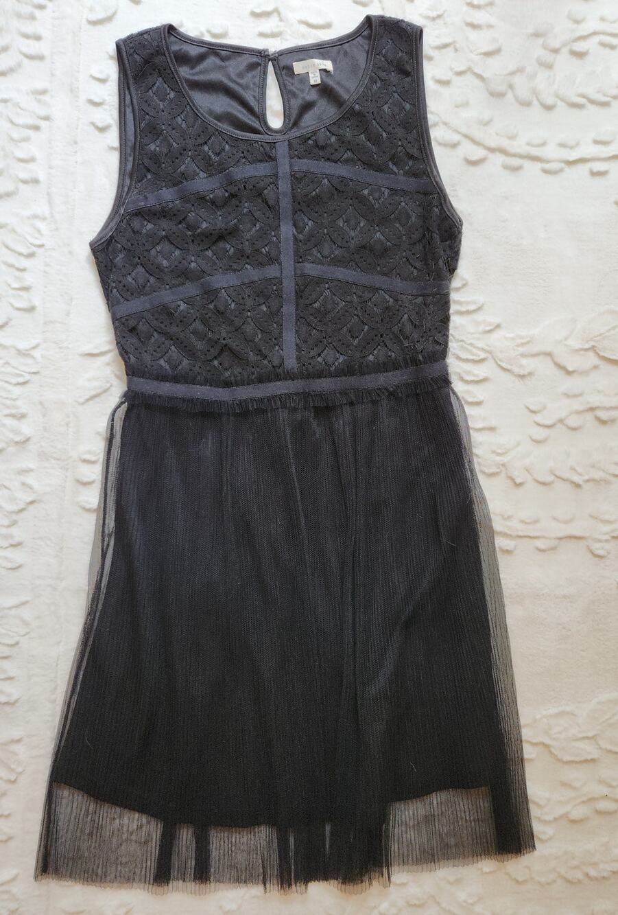 Whimsy Goth Sleeveless Under Skies Lace and Tulle Going Out Dress Size Medium